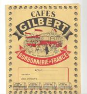 Protège Cahier Café Gilbert Bonbonnerie De France Des Années 1960 - Schutzumschläge