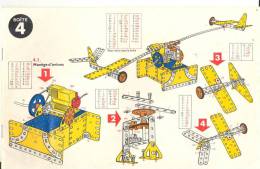 Manuel D'instruction Pour Jeu De Meccano No 4 - Meccano