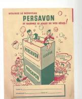 Protège Cahier Utilisez Le Nouveau Persavon Des Années 1960 - Protège-cahiers