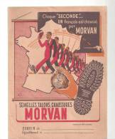 Protège Cahier Semelles, Talons, Chaussures Morvan Des Années 1960 - Copertine Di Libri