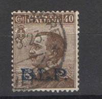 REGNO 1922-23 B.L.P. 40 C. II TIPO USATO FIRMATO RAYBAUDI - Sellos Para Sobres Publicitarios