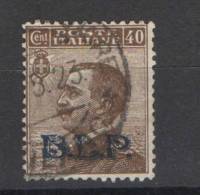 REGNO 1922-23 B.L.P. 40 C. II TIPO USATO FIRMATO RAYBAUDI - Stamps For Advertising Covers (BLP)