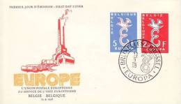 BELGIUM 1958 EUROPA CEPT FDC /ZX/ - 1958