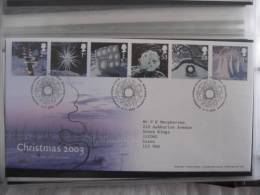 Great Britain 2003 Christmas Fdc - 2001-2010. Decimale Uitgaven