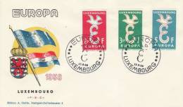 LUXEMBOURG 1958 EUROPA CEPT FDC /zx/ - 1958