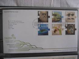 Great Britain 2009 Darwin  Fdc - 2001-10 Ediciones Decimales