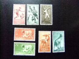 IFNI  1960  2 SERIES    Edifil Nº 152 / 155 + 156 / 158    Sellos Sin Goma - Ifni