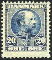 Denmark #66 Mint Hinged 20o Blue From 1904 - Nuevos