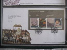 Great Britain 2009 The House Of Tudor Minisheet Fdc - 2001-2010 Dezimalausgaben