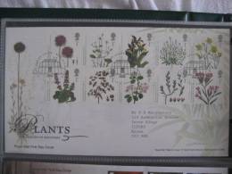 Great Britain 2009 Plants Fdc - 2001-2010 Em. Décimales