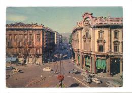 B2546 Torino - Piazza Solferino - Auto Cars Voitures / Viaggiata 1961 - Places & Squares