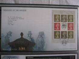 Great Britain 2009 Treasure Of The Archive Booklet Pane Fdc - 2001-10 Ediciones Decimales