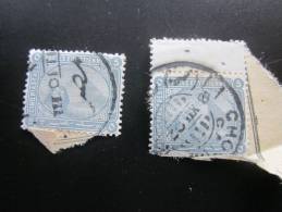 Égypte Égypt Protectorat Britannique 2 Timbres Oblitérés Sur Fragment - 1915-1921 Brits Protectoraat