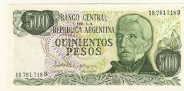 BILLET # ARGENTINE # 500  PESOS # QUINIENTOS PESOS  # N°303 # 1976/78  # GENERAL SAN MARTIN - Argentinië