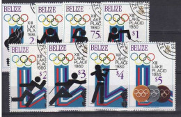 Belize (1980) - "Jeux Olympiques" Oblitérés - Belice (1973-...)