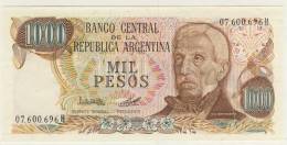 BILLET # ARGENTINE # 1000  PESOS # MIL PESOS  # N°304 # 1976/82  # GENERAL SAN MARTIN - Argentina