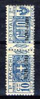 Oltre Giuba 1925 Pacchi SS 9 N. 2 C. 10 Azzurro MNH Cat. € 60 - Oltre Giuba