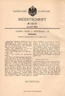 Original Patentschrift - L. Trost In Offenbach A.M., 1900 , Füllfederhalter , Füller , Pelikan , Faber !!! - Schreibgerät