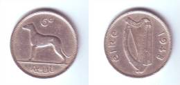 Ireland 6 Pence 1948 - Irlande