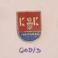 KK IVANGRAD - Ivangrad (Montenegro) Yugoslavia / Basketball Club - Basketball