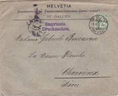 St Gallen 1902 - Imprimés - Lettre Brief - Lettres & Documents