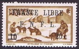 Attelage De Chiens  10 C.  Surchargé «FRANCE LIBRE / F.N.F.L. 20c  »  Yv 274 ** - Unused Stamps
