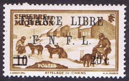 Attelage De Chiens  10 C.  Surchargé «FRANCE LIBRE / F.N.F.L. 20c  »  Yv 274 ** - Nuevos