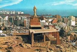 ALMERIA - Monumento Al Sagrado Corazon, Vista Parcial / Monument Au Sacré Coeur, Vue Partielle - 1970, 2 Scans - Almería