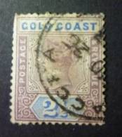 GOLD COAST 1889: YT 24, 2nd Choice, O - FREE SHIPPING ABOVE 10 EURO - Côte D'Or (...-1957)