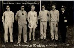 JEUX OLYMPIQUES 1924 JAVELOT ET MARTEAU EQUIPE DES ETATS UBIS - Atletiek