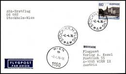 Sweden 1976, Airmail Cover Stockholm To Wien - Gebraucht