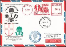 Austria 1981, Airmail Cover By Ballon Wien To Traismauer - Autres & Non Classés