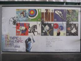 Great Britain 2009 Olympic And Paralympic Games Fdc - 2001-2010 Dezimalausgaben