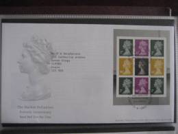 Great Britain 2007 The Machin Definitives Booklet Pane Fdc - 2001-10 Ediciones Decimales