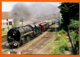 CSM : 58 - Cosne / Loire : Départ Train 27579 Pour Nevers & Sancoins Tracté Par  La 141 R 840 - Eisenbahnen