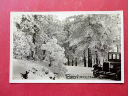 Rppc - California > San Bernardino  Mts  Winter Scene  AZO Box  Not Mailed --ref 907 - San Bernardino