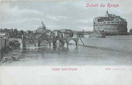 Mars13 1716 :  Roma  -  Castel Sant'Angelo  -  Saluti Da - Castel Sant'Angelo