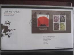 Great Britain 2007 Lest We Forget  Fdc - 2001-2010 Dezimalausgaben