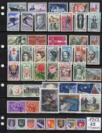 1962 - Année Complète - Neufs ** - 49 Timbres - 1960-1969