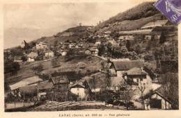 CPA-LAVAL (38) Altitude 605 Mètres - Vue Sur Le Bourg Et La Tour De Montfallet - Laval