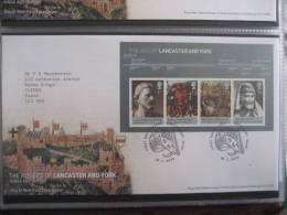 Great Britain 2008 The Houses Of Lancaster And York  Minisheet  Fdc - 2001-2010. Decimale Uitgaven