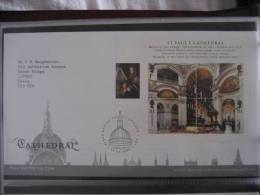 Great Britain 2008 St Paul´s Cathedral Minisheet  Fdc - 2001-2010 Em. Décimales