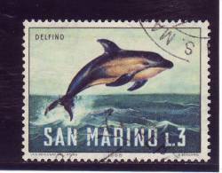 Saint Marin YV 678 O 1985 Dauphin - Delfines