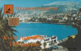 Albania - ALB-30, Town Around Bay, 100u, 3/99, 90,000ex, Used - Albanien