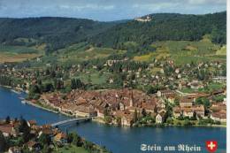 Stein Am Rhein Mit Schloss Hohenklingen Flugaufnahme - Stein Am Rhein