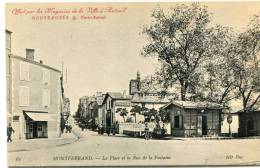 CPA 63 MONTFERRAND LA PLACE ET LA RUE DE LA FONTAINE - Clermont Ferrand
