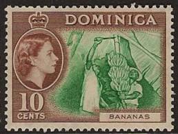 DOMINICA 1954 10c Bananas SG 150 HM NP244 - Dominica (...-1978)