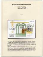 EXFILNA 1986 Cordoba Spanien 2745 Block 29 ** 1€ Moschee Säule Brieftaube Bf Architectur Bloc Philatelic Sheet Of Espana - Blocchi & Foglietti