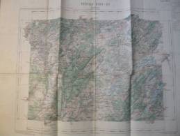 Carte Ministère De L'Intérieur: Salins 1/100 000ème - 1892. - Carte Topografiche