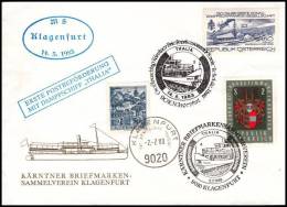 Austria 1983, Post Promotion With Steamboat Thalia - Lettres & Documents